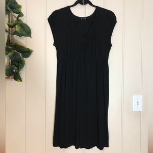 Daisy Fuentes Maternity Black Lounger Loose Fitting Sleeveless Dress 
Large